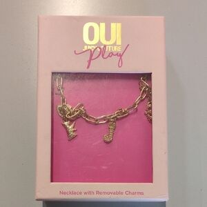 OUI Play‎ Juicy Couture Necklace with Removable Charms 18"